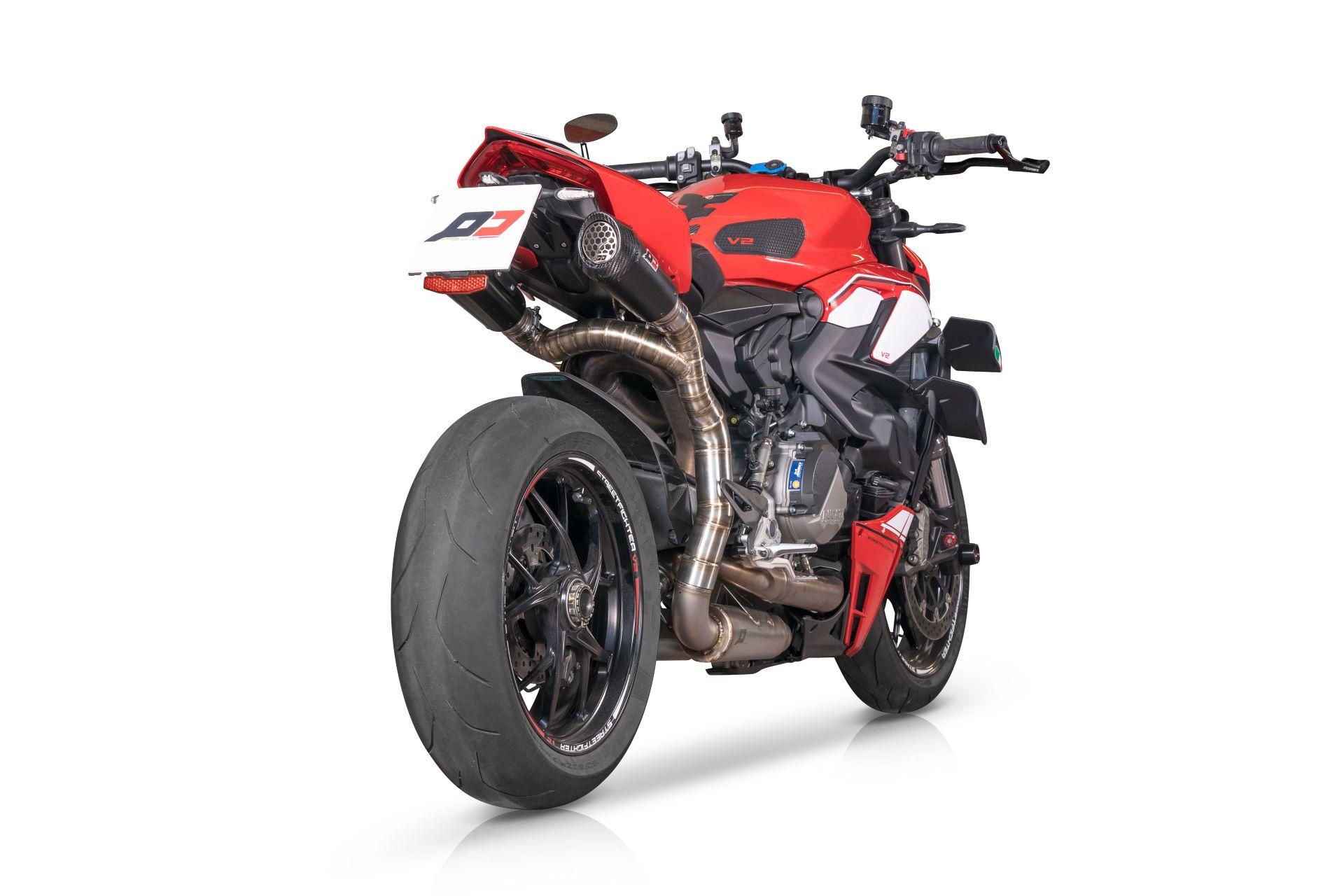 QD Exhaust SemiFull Exhaust System for the DUCATI STREETFIGHTER V2
